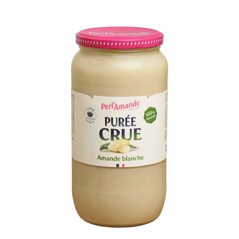 PUREE AMANDE BLANCHE 1KG PERLAMANDE  dans votre magasin bio en ligne Etiketbio.eu