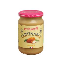 AMANDE A TARTINER SUCRE 300G PERLAMANDE  dans votre magasin bio en ligne Etiketbio.eu