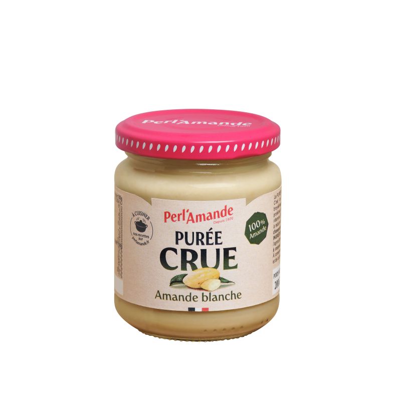 PUREE AMANDE BLANCHE 200G PERLAMANDE  dans votre magasin bio en ligne Etiketbio.eu