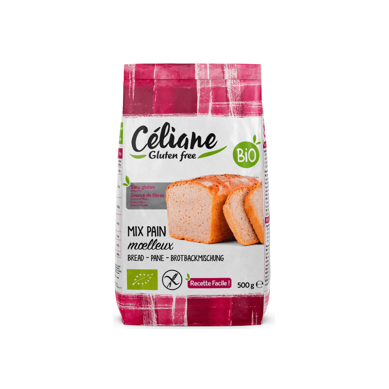 MIX PAIN 500G LES RECETTES DE CELIANES  dans votre magasin bio en ligne Etiketbio.eu