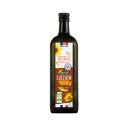 HUILE CUISSON TOURNESOL DESODORISEE FRANCE 1L ELIBIO  dans votre magasin bio en ligne Etiketbio.eu