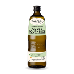 HUILE QUOTIDIENNE OLIVE ET TOURNESOL 1L EMILE NOEL  dans votre magasin bio en ligne Etiketbio.eu