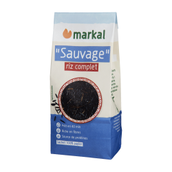 RIZ SAUVAGE 300G MARKAL  dans votre magasin bio en ligne Etiketbio.eu