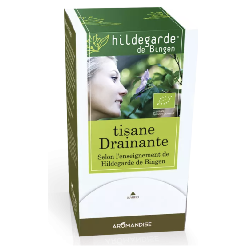 TISANE DRAINANTE SACHETS 20G AROMANDISE  dans votre magasin bio en ligne Etiketbio.eu