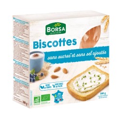 BISCOTTE SANS SEL 300GR BORSA  dans votre magasin bio en ligne Etiketbio.eu