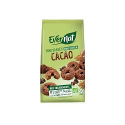 BISCUITS SS GLUTEN CACAO 250G EVERNAT  dans votre magasin bio en ligne Etiketbio.eu