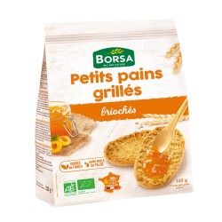 Petits Pains Grillés Briochés 225g Borsa BORSA  dans votre magasin bio en ligne Etiketbio.eu