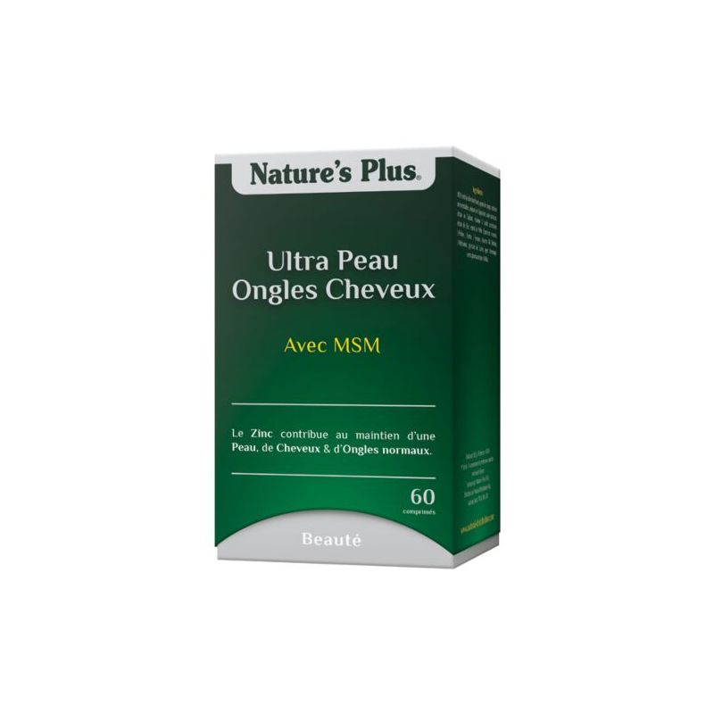 ULTRA PEAU ONGLES CHEVEUX 60 CPS NATURE PLUS  dans votre magasin bio en ligne Etiketbio.eu