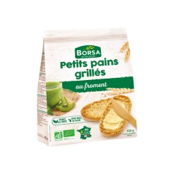 PETITS PAINS GRILLES AU FROMENT 225G BORSA  dans votre magasin bio en ligne Etiketbio.eu