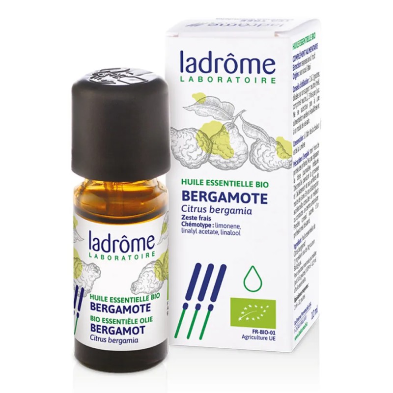 HUILE ESSENTIELLE BERGAMOTE BIO 10ML LADROME  dans votre magasin bio en ligne Etiketbio.eu