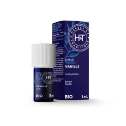 HUILE ESSENTIELLE VANILLE EXTRAIT 5ML Herbe et Traditions  dans votre magasin bio en ligne Etiketbio.eu