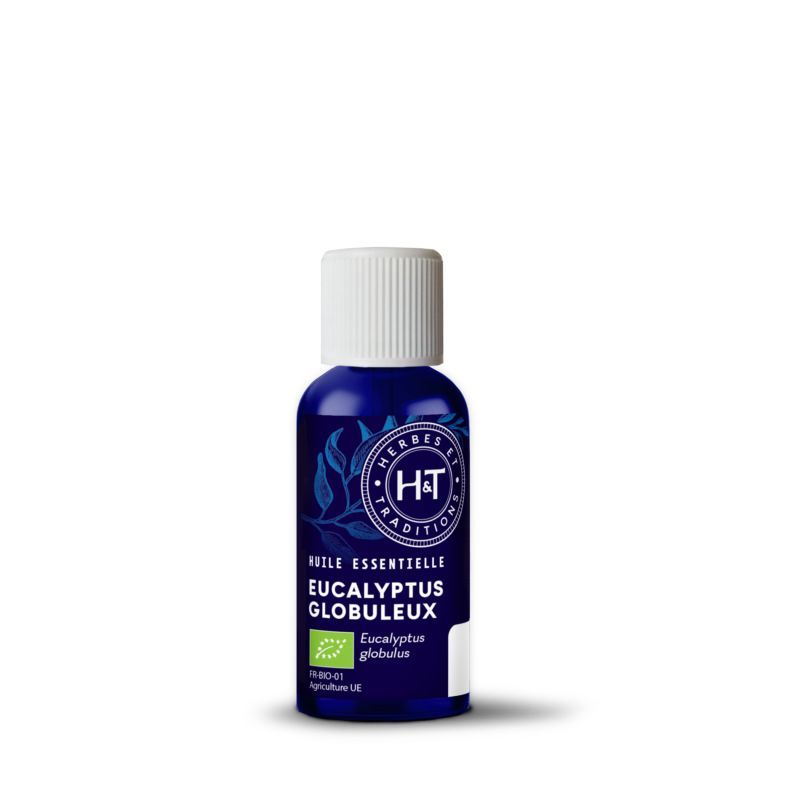 HUILE ESSENTIELLE EUCALYPTUS GLOBULEUX 30ML Herbe et Traditions  dans votre magasin bio en ligne Etiketbio.eu