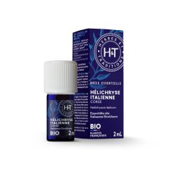 HUILE ESSENTIELLE HELICHRYSE ITALIENNE 2ML Herbe et Traditions  dans votre magasin bio en ligne Etiketbio.eu