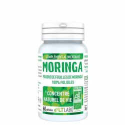 MORINGA PURE BIO 60GELS LT LABORATOIRE  dans votre magasin bio en ligne Etiketbio.eu