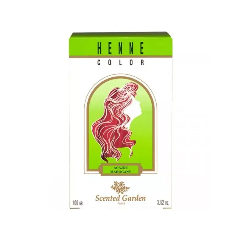 HENNE ACAJOU 100G Scented Garden  dans votre magasin bio en ligne Etiketbio.eu