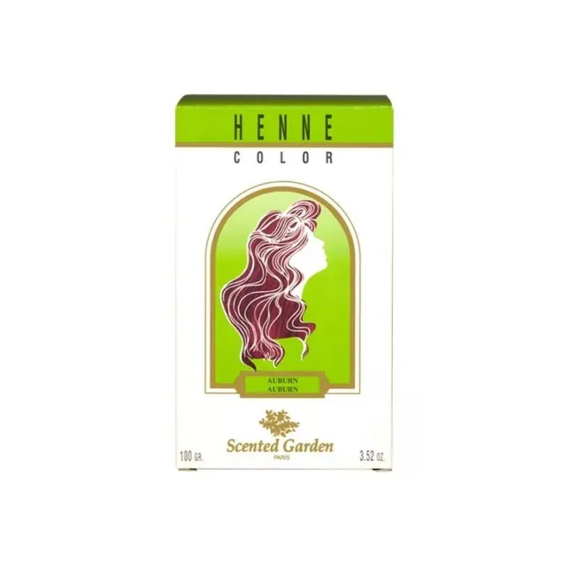 HENNE AUBURN 100G Scented Garden  dans votre magasin bio en ligne Etiketbio.eu