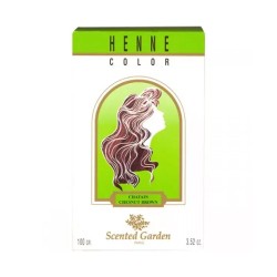 HENNE CHATAIN 100G Scented Garden  dans votre magasin bio en ligne Etiketbio.eu