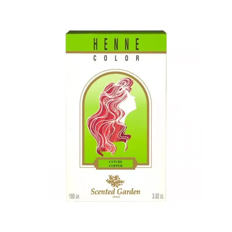 HENNE CUIVRE 100G Scented Garden  dans votre magasin bio en ligne Etiketbio.eu