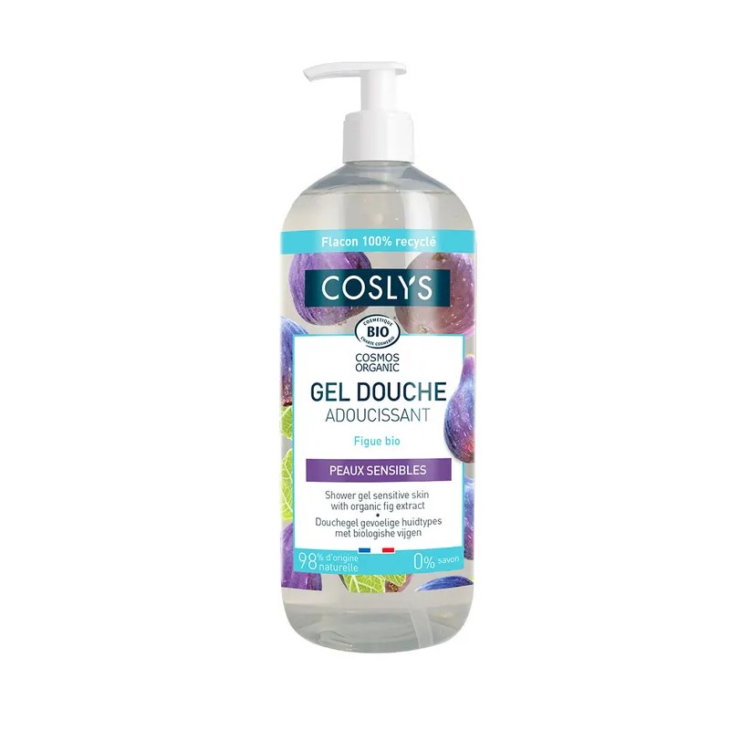 GEL DOUCHE PEAUX SENSIBLES 1L COSLYS  dans votre magasin bio en ligne Etiketbio.eu