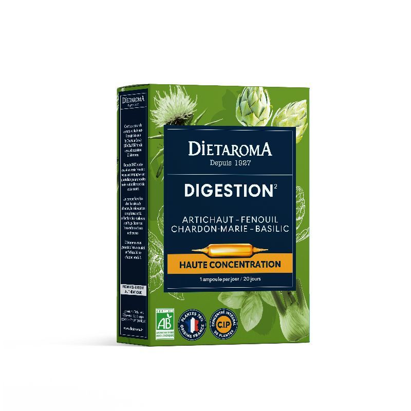 CIP DIGESTION 20 AMP X 10 ML DIETAROMA  dans votre magasin bio en ligne Etiketbio.eu