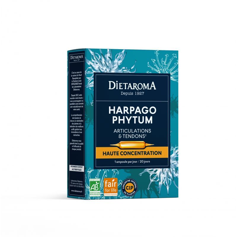 CIP HARPAGOPHYTUM 20amp DIETAROMA  dans votre magasin bio en ligne Etiketbio.eu