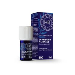 HUILE ESSENTIELLE THYM LINALOL 5ML Herbe et Traditions  dans votre magasin bio en ligne Etiketbio.eu