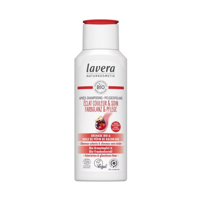 APRES SHAMPOOING ECLAT COULEUR 200ML LAVERA  dans votre magasin bio en ligne Etiketbio.eu