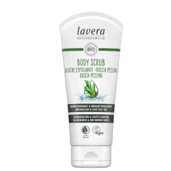 DOUCHE EXFOLIANTE 200ML LAVERA  dans votre magasin bio en ligne Etiketbio.eu