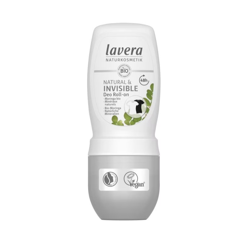 DEO ROLL-NATURAL ET INVISIBLE 50ML LAVERA  dans votre magasin bio en ligne Etiketbio.eu