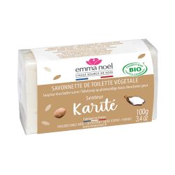 SAVONNETTES KARITE 100GR EMMA NOEL  dans votre magasin bio en ligne Etiketbio.eu