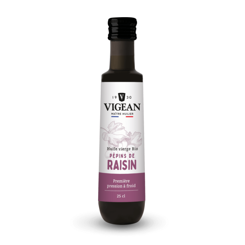 PEPINS DE RAISIN BIO 25CL VIGEAN  dans votre magasin bio en ligne Etiketbio.eu