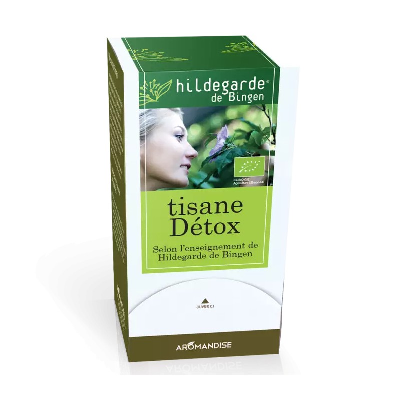 Tisane Détox Hildegarde sachets AROMANDISE  dans votre magasin bio en ligne Etiketbio.eu