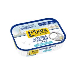 SARDINE DE BRETAGNE AU NATUREL SANS SEL PHARE D'ECKMUHL  dans votre magasin bio en ligne Etiketbio.eu