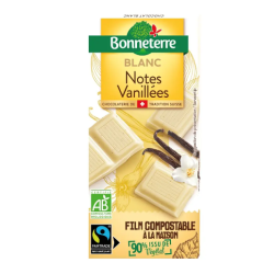 CHOCOLAT BLANC 80g BONNETERRE  dans votre magasin bio en ligne Etiketbio.eu