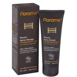 BAUME APRES RASAGE 75ML FLORAME  dans votre magasin bio en ligne Etiketbio.eu