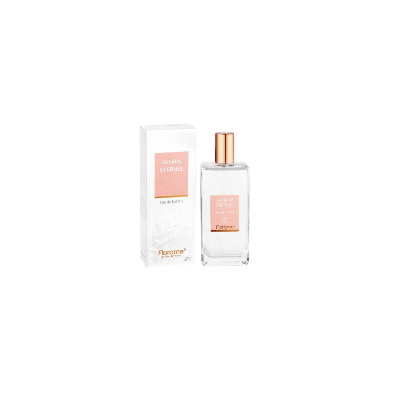 EAU DE TOILETTE JASMIN ETERNEL 100ML FLORAME  dans votre magasin bio en ligne Etiketbio.eu