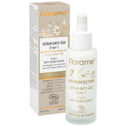 SERUM ANTI AGE 5-EN-1 LYS PERFECTION 30ML FLORAME  dans votre magasin bio en ligne Etiketbio.eu