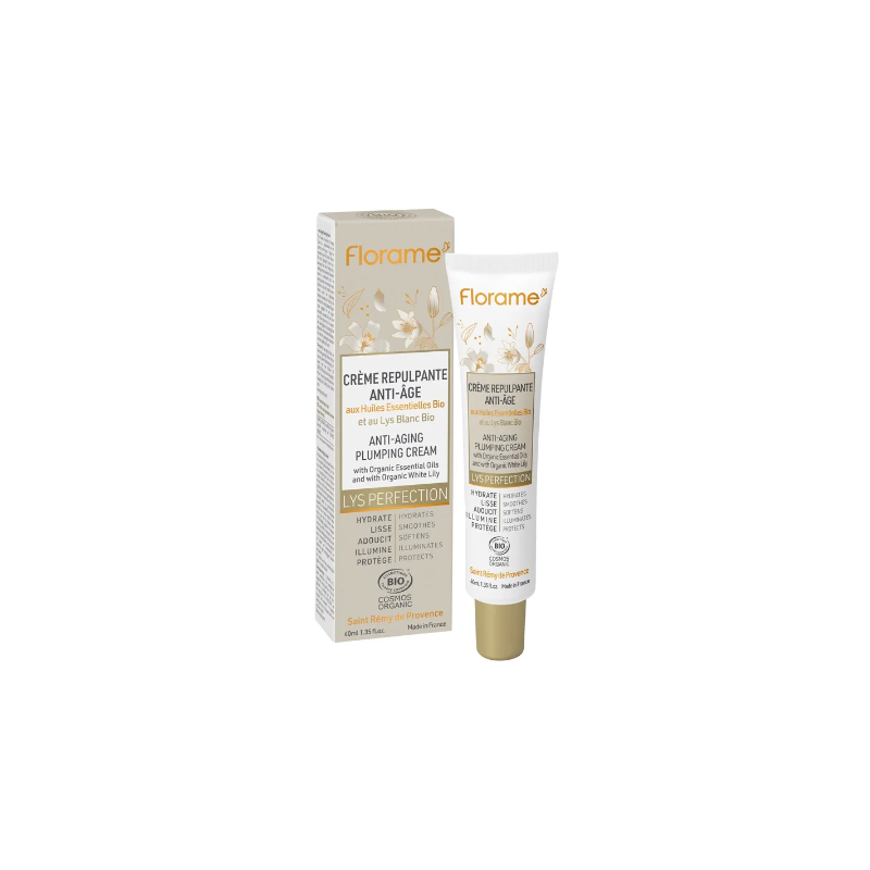 CREME REPULPANTE ANTI AGE LYS PERFECTION 40ML FLORAME  dans votre magasin bio en ligne Etiketbio.eu