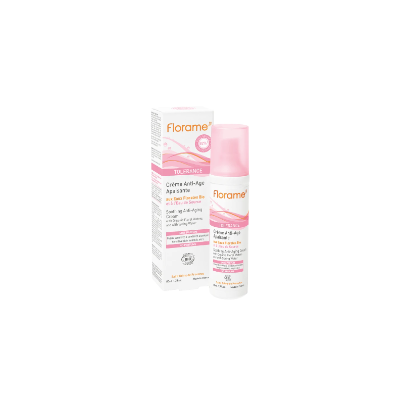 CRÈME ANTI-AGE APAISANTE 50ML FLORAME  dans votre magasin bio en ligne Etiketbio.eu