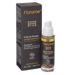 HUILE de RASAGE 30ML FLORAME  dans votre magasin bio en ligne Etiketbio.eu