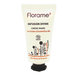 CREME MAINS INFUSION DIVINE 30ML FLORAME  dans votre magasin bio en ligne Etiketbio.eu