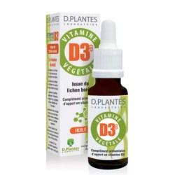 VITAMINE D3 VEGETALE LIQUIDE 20ML DPLANTES  dans votre magasin bio en ligne Etiketbio.eu