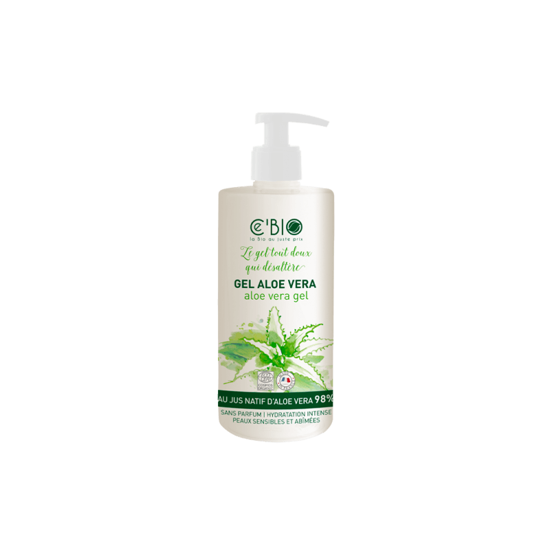 GEL ALOE VERA 500ML CE BIO  dans votre magasin bio en ligne Etiketbio.eu