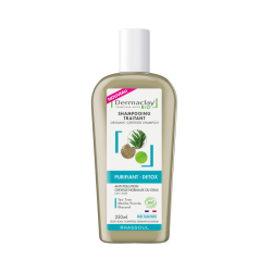 SHAMPOOING PURIFIANT DETOX 250ML DERMACLAY  dans votre magasin bio en ligne Etiketbio.eu