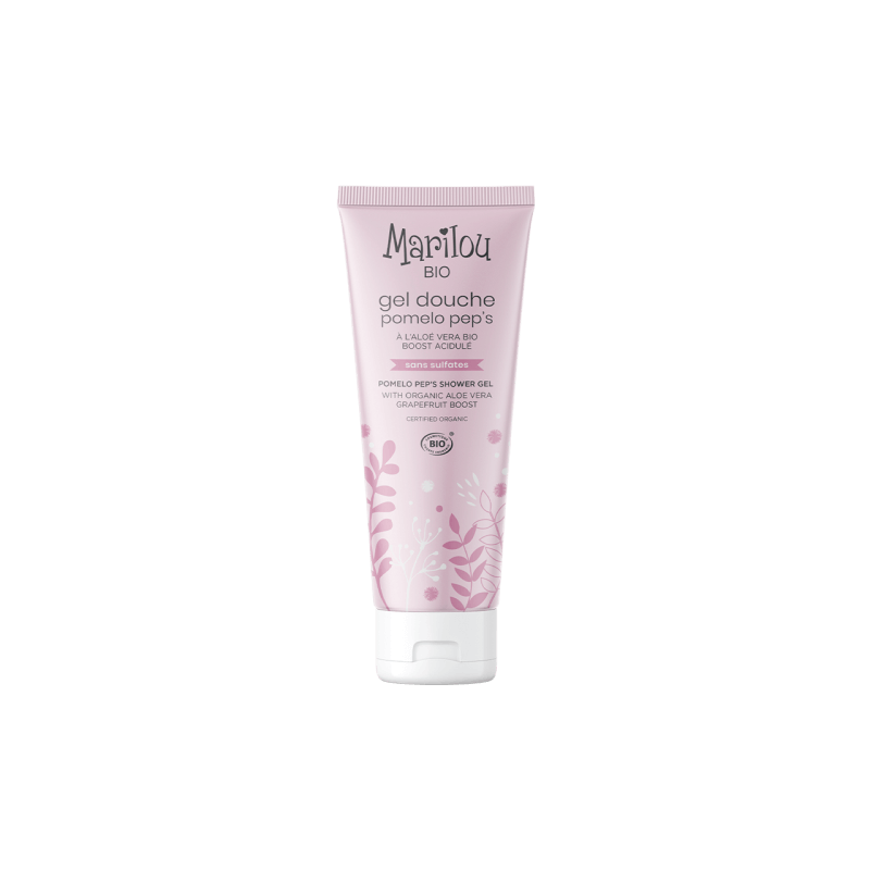 Gel Douche sans sulfates - Pomelo Peps 200ml MARILOU BIO  dans votre magasin bio en ligne Etiketbio.eu