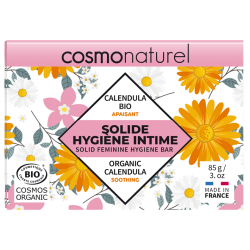 SOLIDE HYGIENE INTIME APAISANT 85GR COSMONATUREL  dans votre magasin bio en ligne Etiketbio.eu