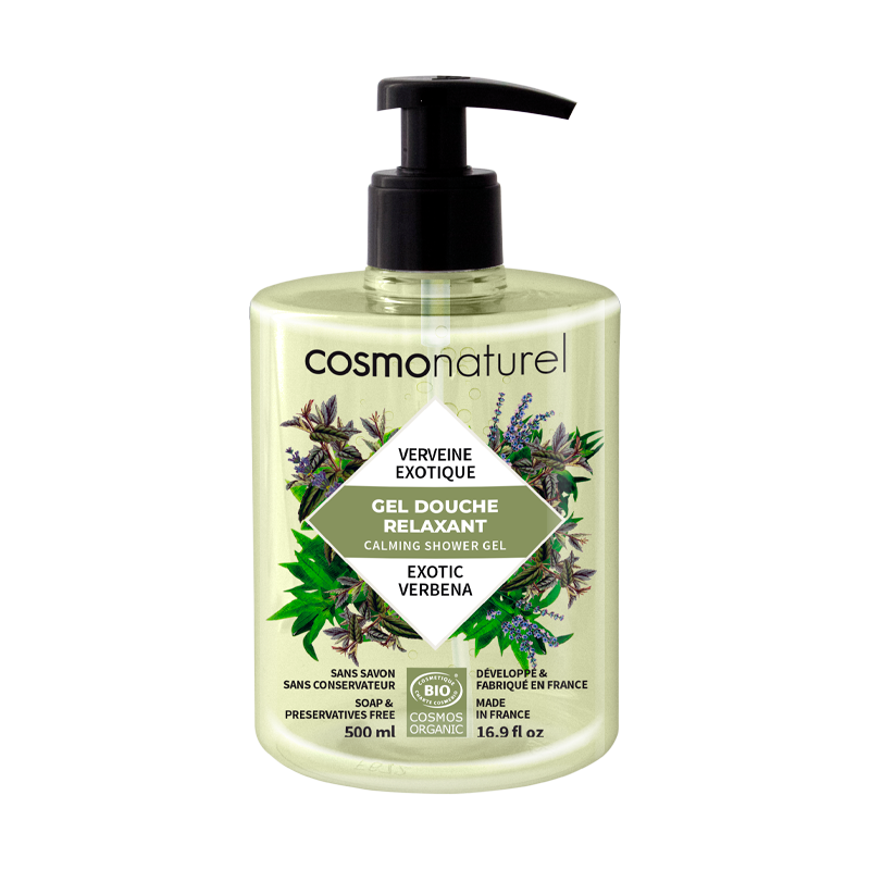 Gel douche relaxant verveine exotique 1l COSMONATUREL  dans votre magasin bio en ligne Etiketbio.eu