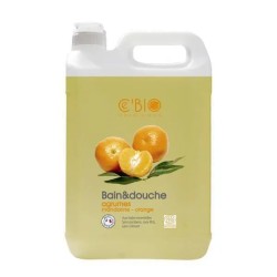 Bain & douche agrumes mandarine orange 5l   dans votre magasin bio en ligne Etiketbio.eu