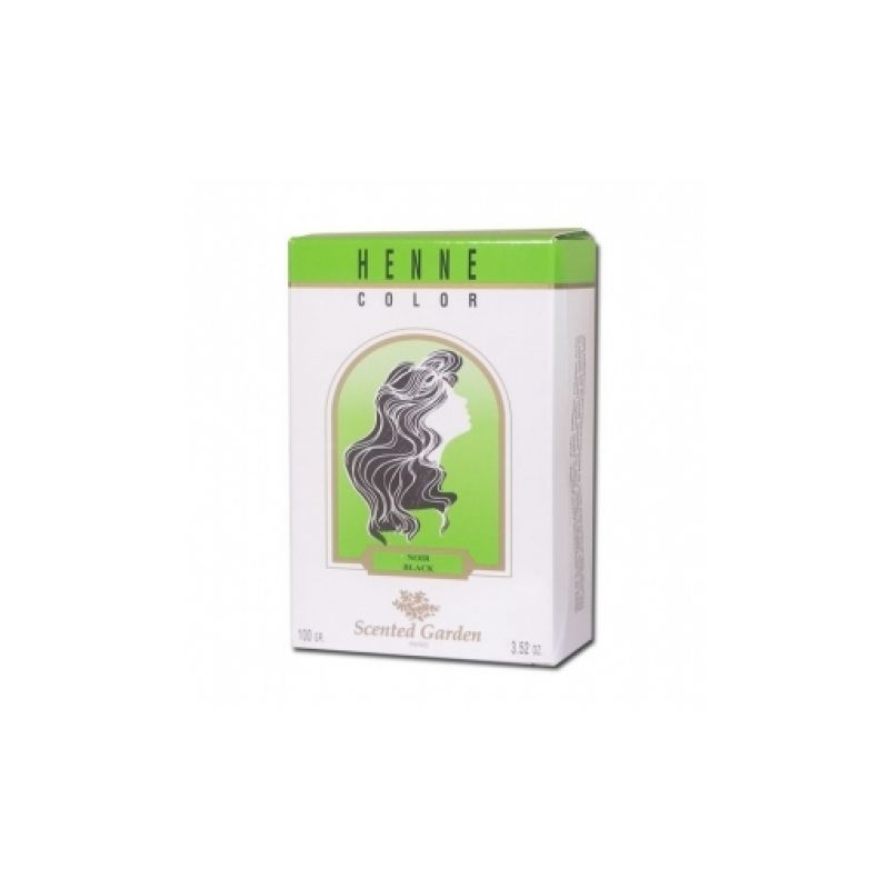 HENNE NOIR 100G Scented Garden  dans votre magasin bio en ligne Etiketbio.eu