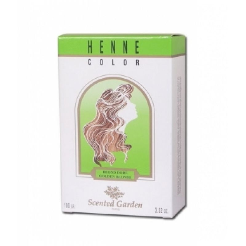 HENNE BLOND DORE 100GR Scented Garden  dans votre magasin bio en ligne Etiketbio.eu